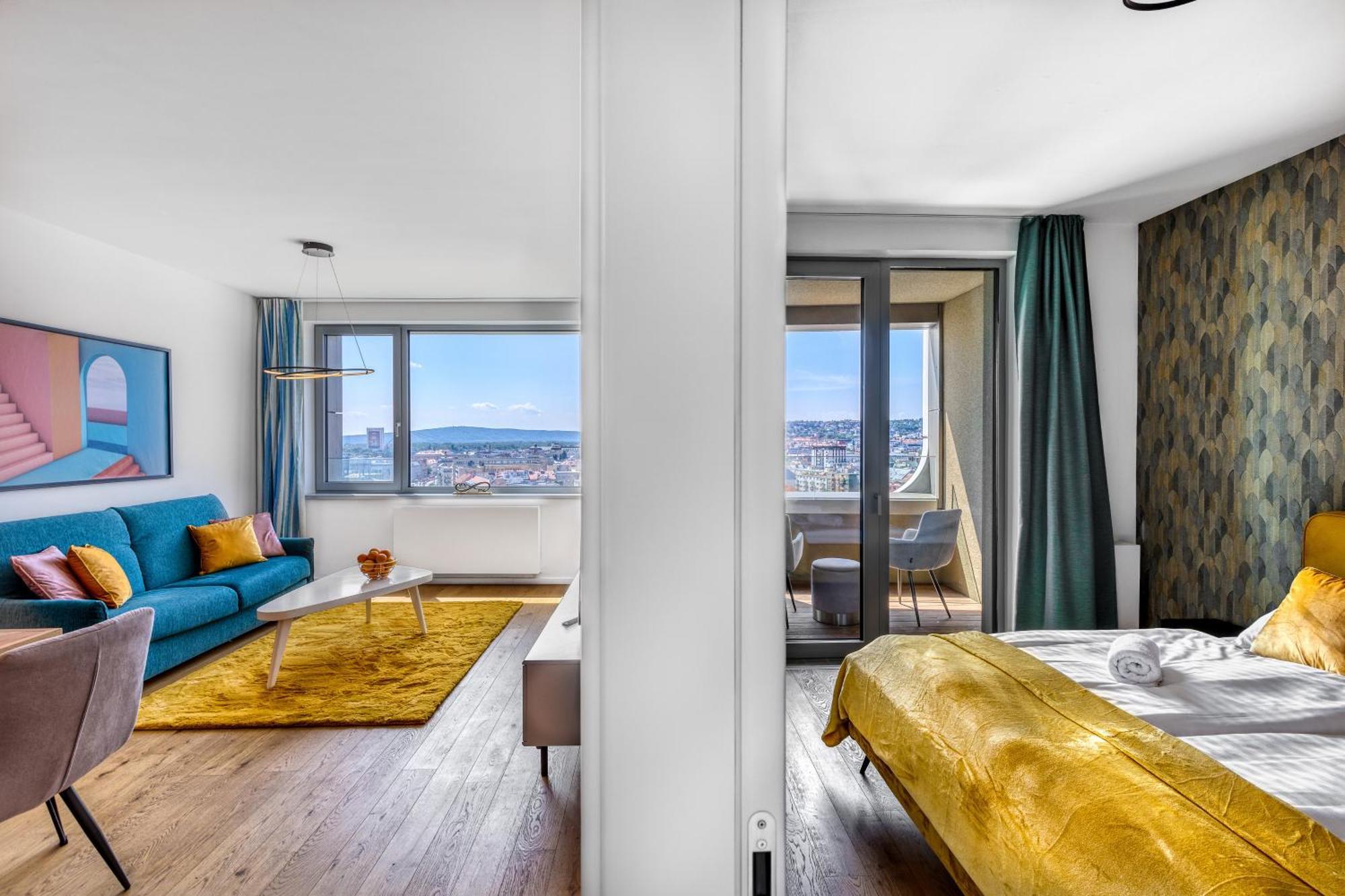 Sky Park 1 - Luxurious #Instaworthy Apartment In Downtown City Center With Included Parking, Best Address In Town Братислава Екстериор снимка